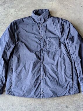 Hill City Thermal Light Shirt Jacket in Navy medium